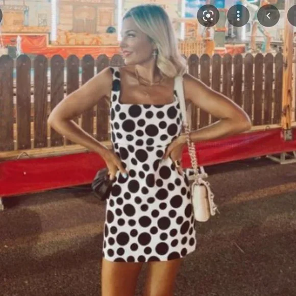 Zara limited edition hot sale polka dot dress